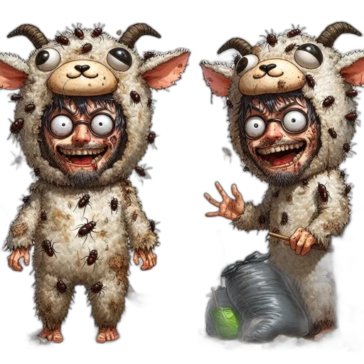 creature, concept art, 3d render, fantasy art transparent PNG cut-out