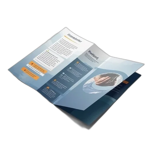 fold, brochure, designed, business transparent PNG cut-out