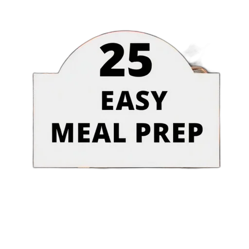 text, easy, meal, prep transparent PNG cut-out