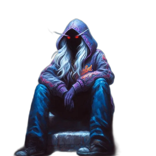jacket, hat, mask, face transparent PNG cut-out