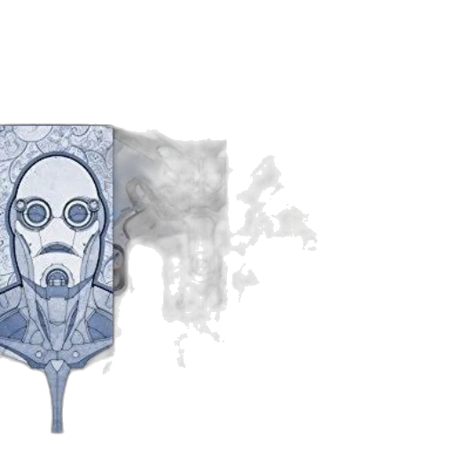 mask, jacket, face, concept art transparent PNG cut-out