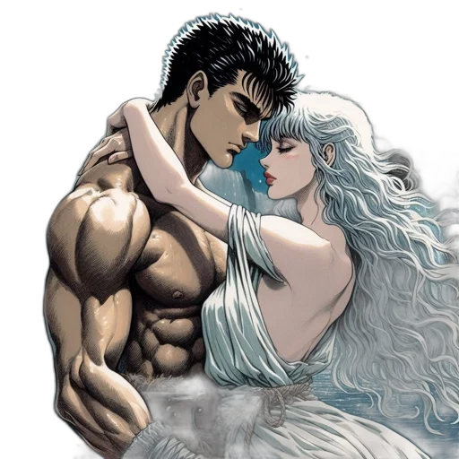 comic book art, fantasy art, concept art, anime transparent PNG cut-out