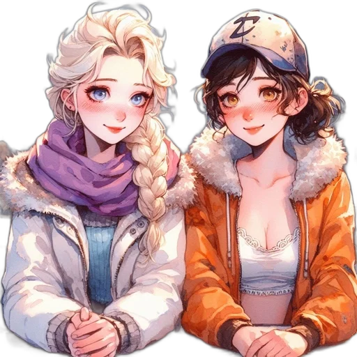 jacket, crown, watercolor, anime transparent PNG cut-out