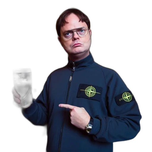 jacket, staff, bottle, weapon transparent PNG cut-out