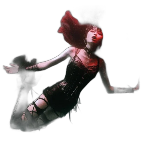 dress, mask, creature, concept art transparent PNG cut-out
