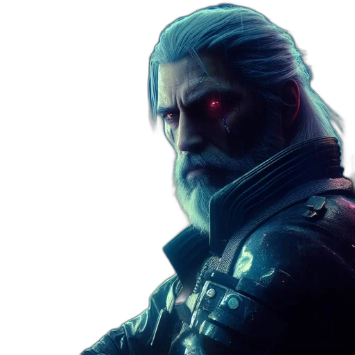 face, mask, robot, staff transparent PNG cut-out