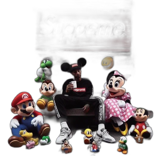 concept art, 3d render, pixel art, man transparent PNG cut-out