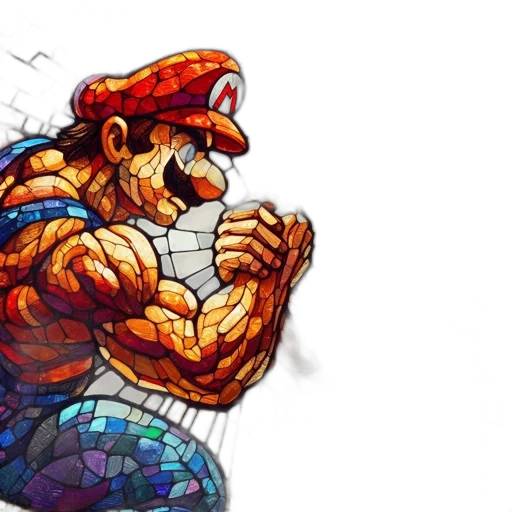 pixel art, concept art, comic book art, 3d render transparent PNG cut-out