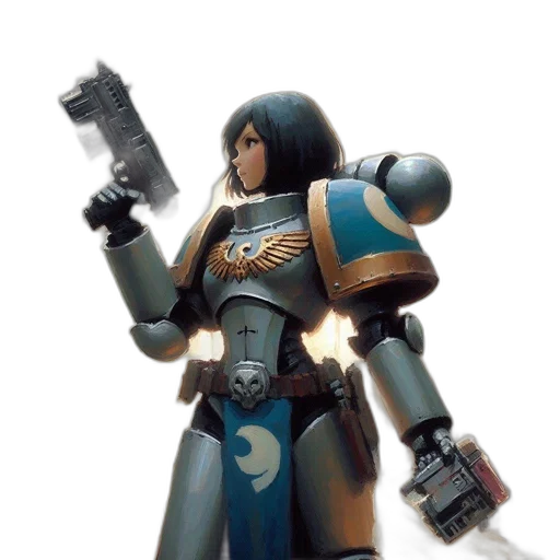 robot, weapon, sword, staff transparent PNG cut-out