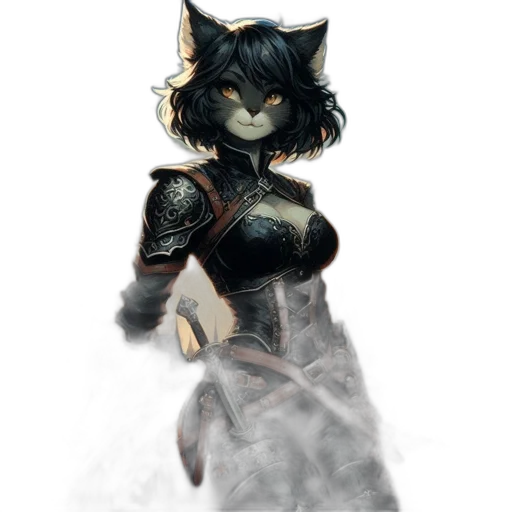 dress, mask, staff, fantasy art transparent PNG cut-out