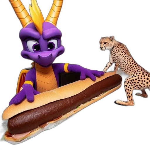 animal, food, creature, dragon transparent PNG cut-out