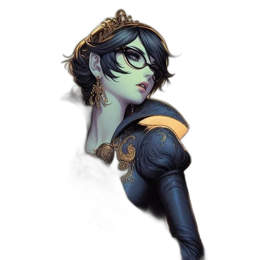 staff, crown, jewelry, face transparent PNG cut-out