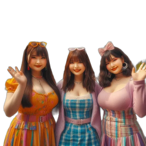 dress, 3d render, anime, oil painting transparent PNG cut-out