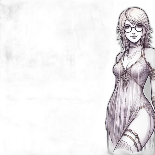 dress, robot, concept art, fantasy art transparent PNG cut-out