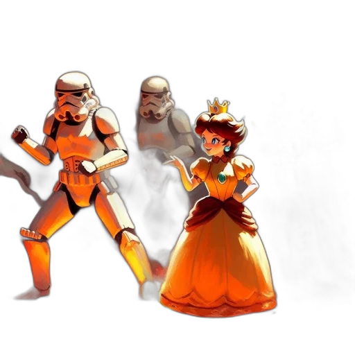concept art, comic book art, 3d render, fantasy art transparent PNG cut-out
