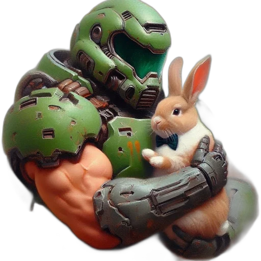 weapon, robot, animal, 3d render transparent PNG cut-out