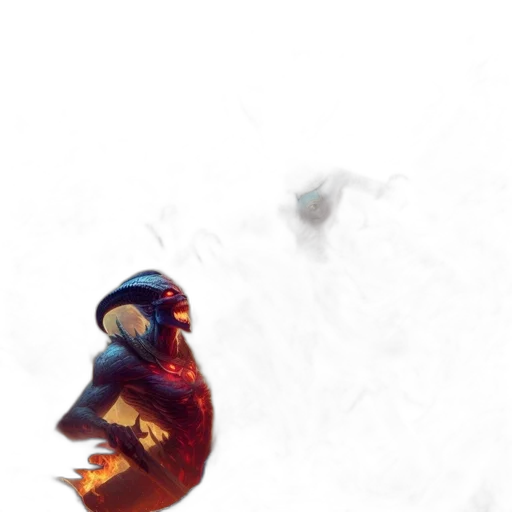 creature, dragon, animal, robot transparent PNG cut-out