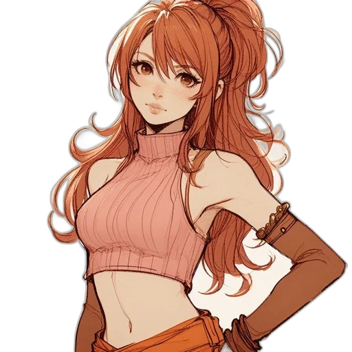 dress, staff, jacket, weapon transparent PNG cut-out