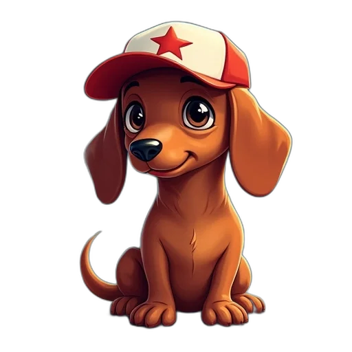 staff, animal, hat, cartoon transparent PNG cut-out