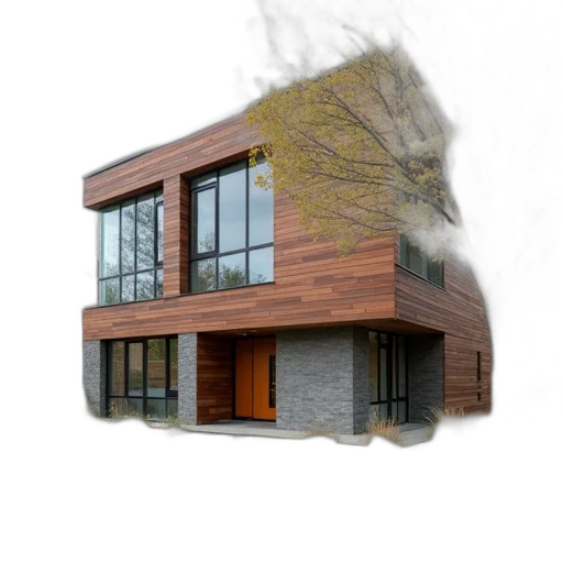 building, 3d render, photorealistic, concept art transparent PNG cut-out