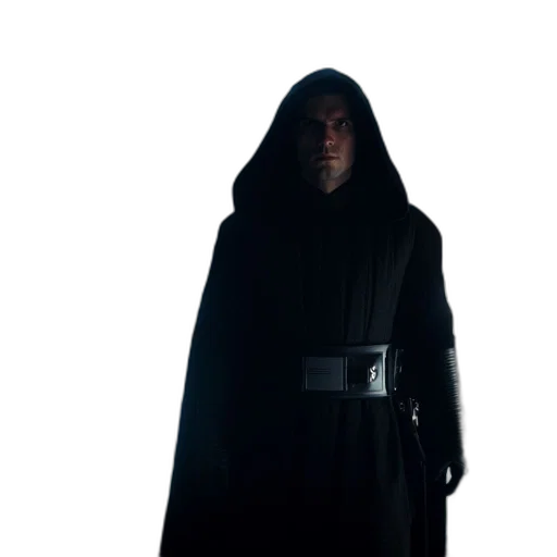 staff, jacket, mask, sword transparent PNG cut-out