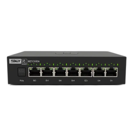 black, network, switch, label transparent PNG cut-out