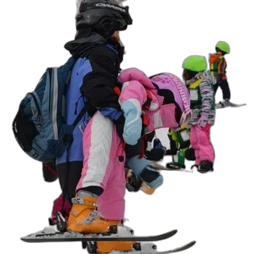 jacket, group, children, ski transparent PNG cut-out
