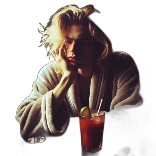 jacket, photorealistic, vaporwave, watercolor transparent PNG cut-out