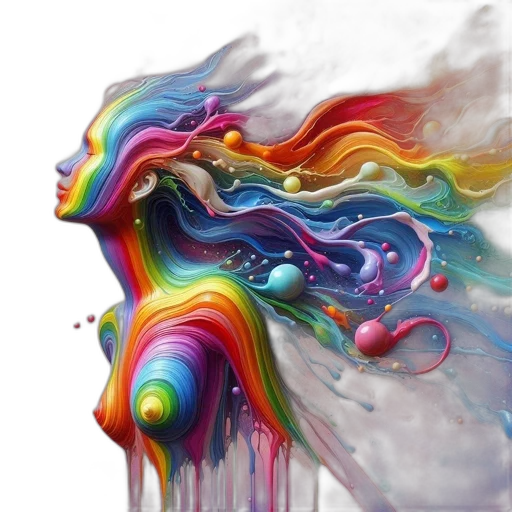 hair, face, mask, crown transparent PNG cut-out