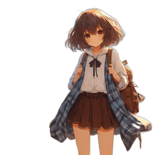 dress, jacket, umbrella, hair transparent PNG cut-out