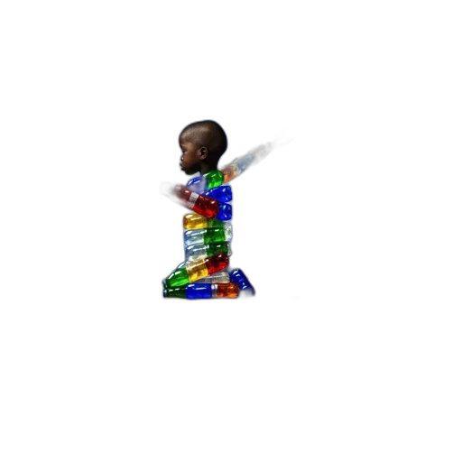 robot, bottle, dress, jewelry transparent PNG cut-out