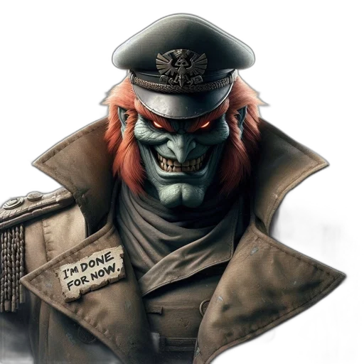 face, hat, concept art, fantasy art transparent PNG cut-out