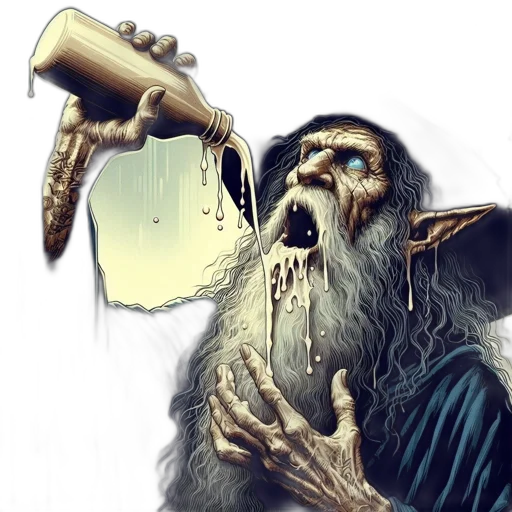 staff, fantasy art, concept art, comic book art transparent PNG cut-out