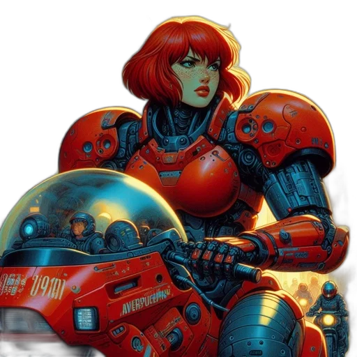 robot, weapon, concept art, comic book art transparent PNG cut-out