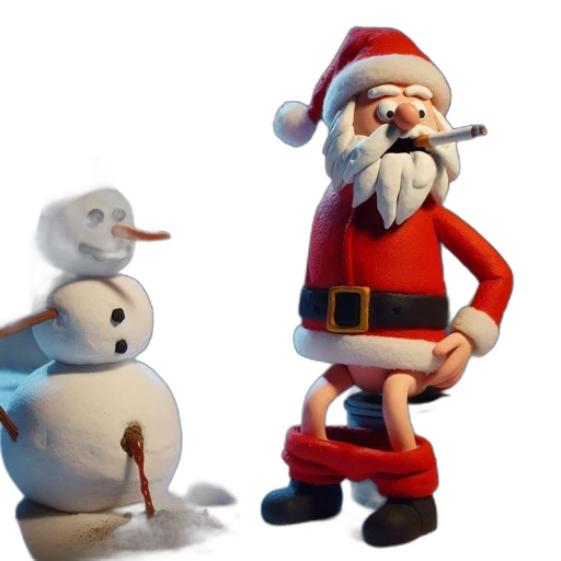 3d render, concept art, whimsical, winter transparent PNG cut-out