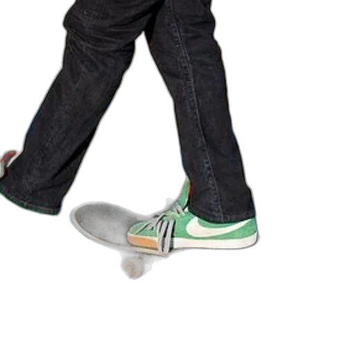 shoes, jacket, staff, 3d render transparent PNG cut-out