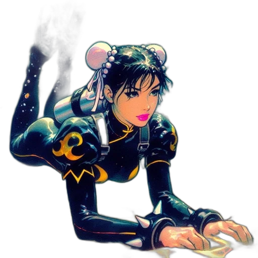 comic book art, concept art, anime, cartoon transparent PNG cut-out