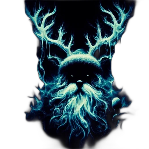 creature, mask, crown, face transparent PNG cut-out