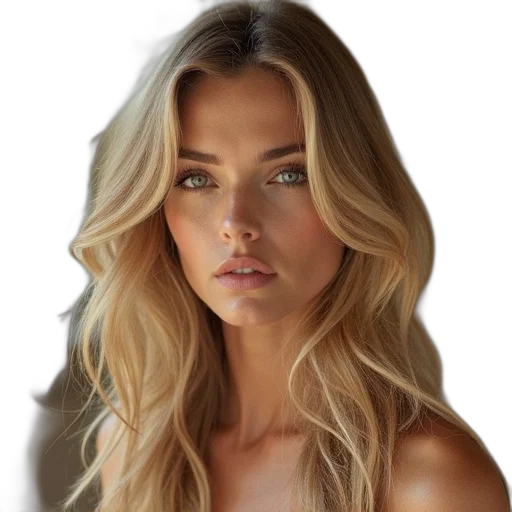 hair, face, crown, jewelry transparent PNG cut-out