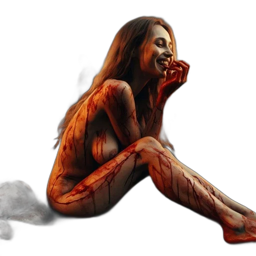creature, concept art, photorealistic, comic book art transparent PNG cut-out