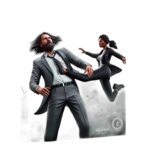 jacket, concept art, 3d render, comic book art transparent PNG cut-out