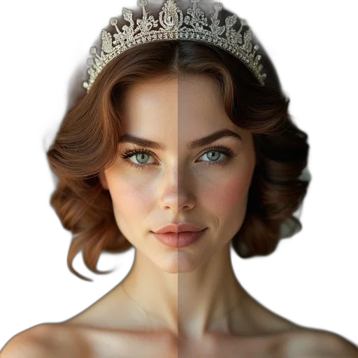 crown, face, jewelry, mask transparent PNG cut-out