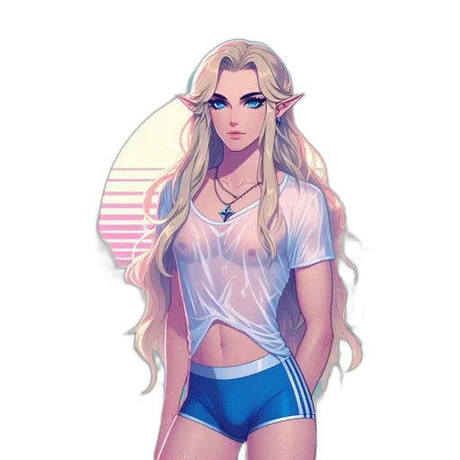 staff, dress, fantasy art, pixel art transparent PNG cut-out