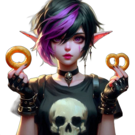 jewelry, staff, weapon, face transparent PNG cut-out