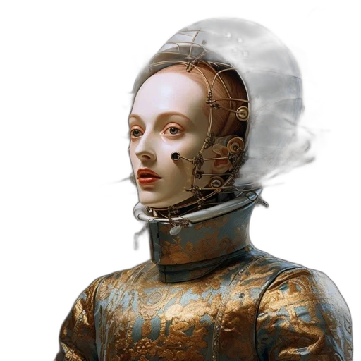 robot, mask, face, dress transparent PNG cut-out