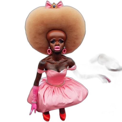 hat, hair, dress, mask transparent PNG cut-out