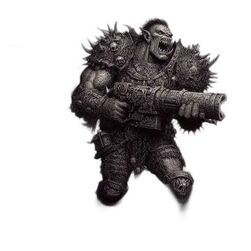 creature, staff, weapon, concept art transparent PNG cut-out
