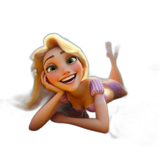 dress, face, crown, staff transparent PNG cut-out