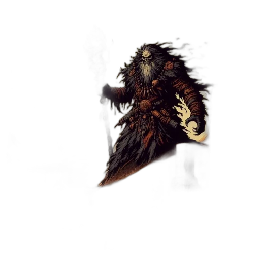 dragon, staff, creature, animal transparent PNG cut-out