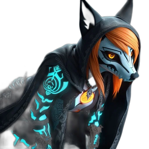 staff, jewelry, mask, jacket transparent PNG cut-out